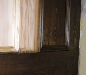 Dark Oak Wood Dye on yellow softwood