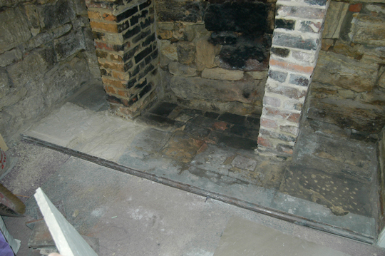 old hearth revealed 