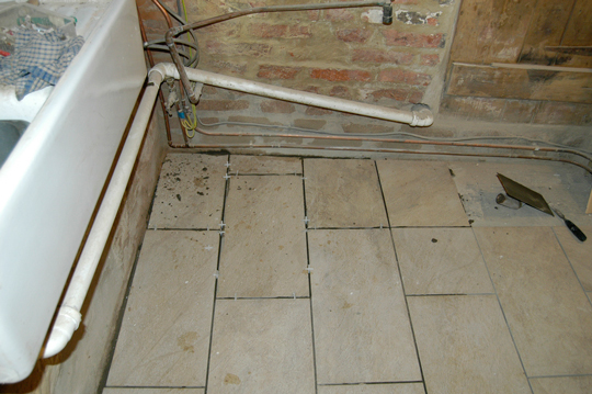 large kitchen floor tiles