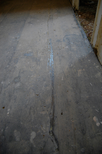 Floor boards repaired and relayed